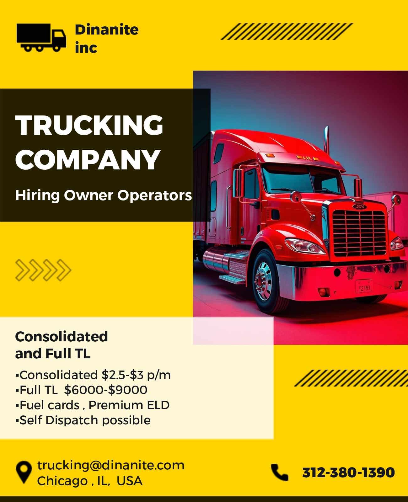 Signing Up with Dinanite Inc: The Best Choice for Owner-Operators Seeking Self-Dispatch Freedom